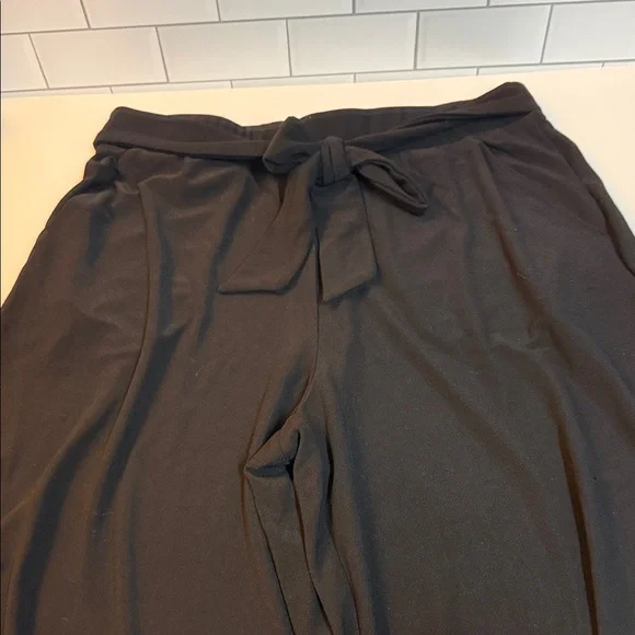 Philosophy Black Belted Trousers - Picture 3 of 4